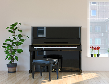 床暖房設置の床にピアノや家具など大きな負荷が掛かるの重量物は置かない